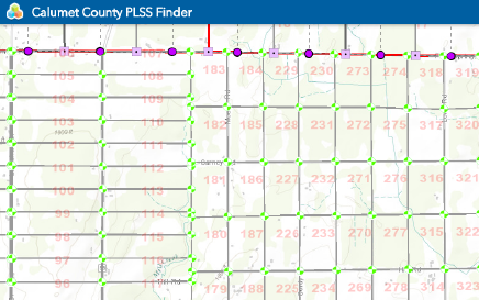 Calumet County PLSS Finder