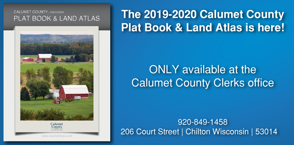 Calumet County Plat Book Is Here